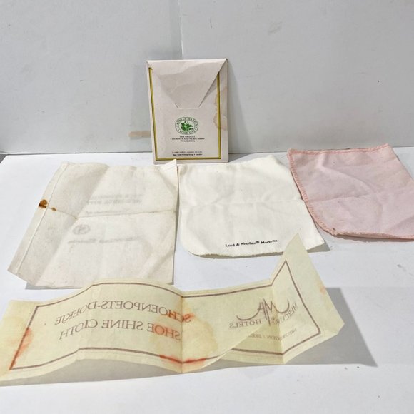 5 Vintge Hotel Shoe Mitts Mercury Raphael Lord & Mayfair Sheraton Caswell Massey - Picture 5 of 7